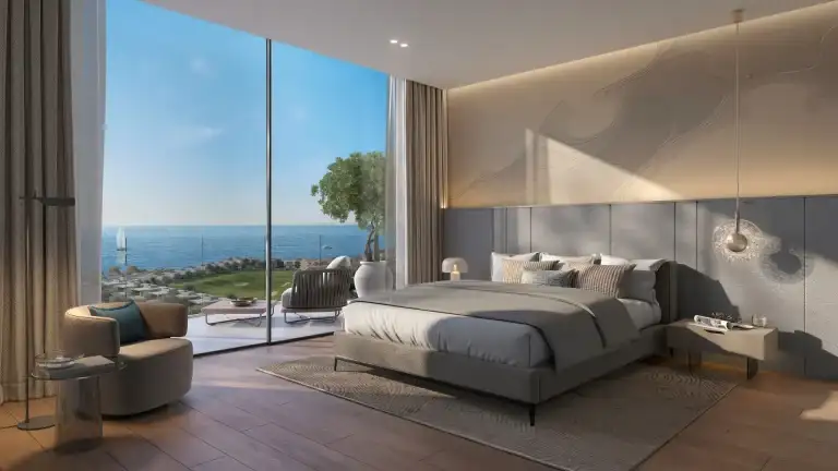 Interior of a Marriott Residences apartment at Aida, Muscat