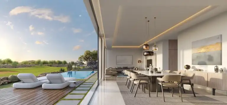 Modern villa with pool and terrace