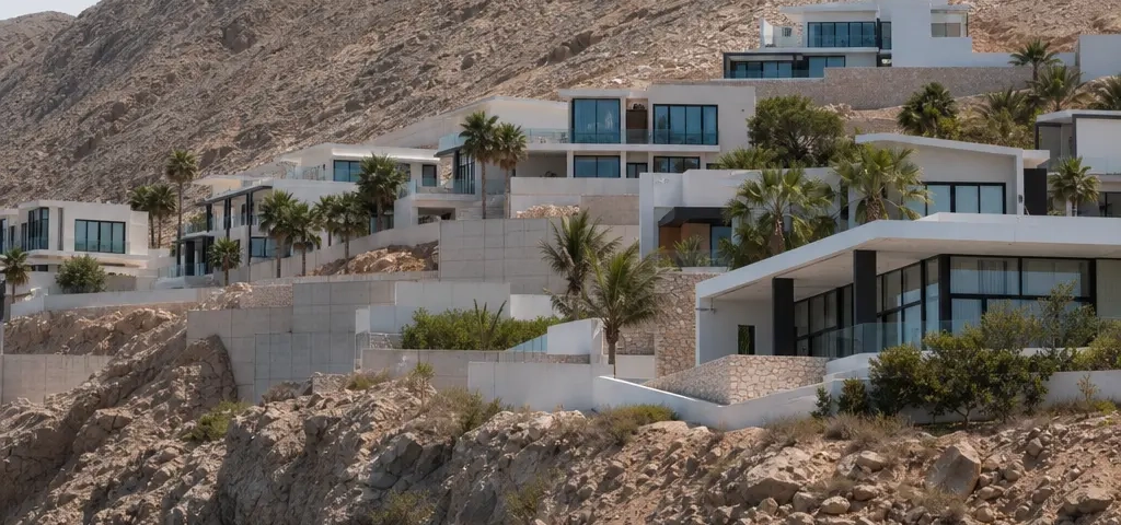 Aida Project In Yiti, Oman With Coastal Residences And Panoramic Cliffside Views