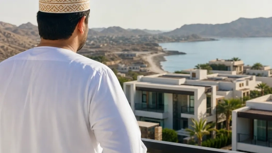 Investor Reviewing Premium Property In Yiti, Oman For The Oman Golden Visa 2026