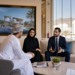 Real Estate Agent Advising An International Buyer On Property Options In Muscat, Oman